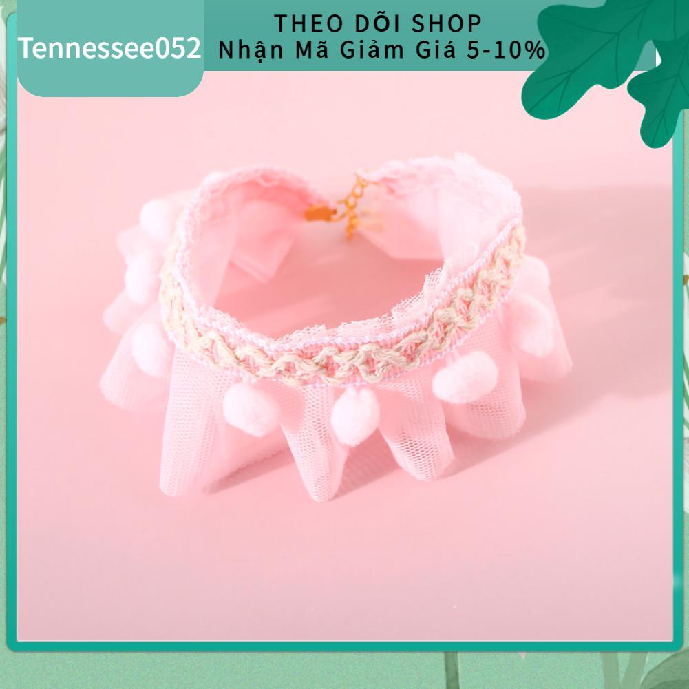 Tennessee052 Vòng cổ ren cho thú cưng Màu sắc rực rỡ có thể điều chỉnh Chinoiserie Cat vật nuôi nhỏ Chó mèo