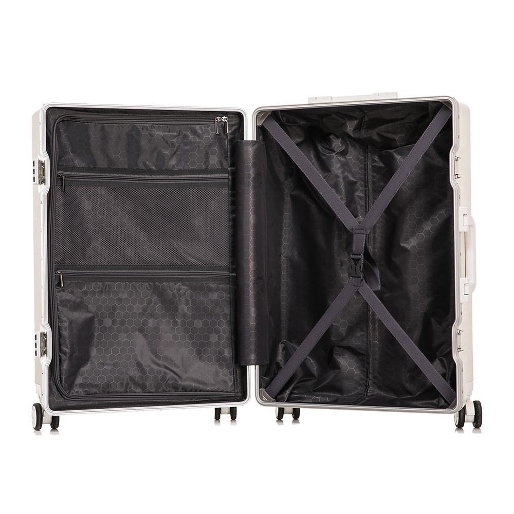 Vali Khung Nhôm Khóa Sập Kèm Áo Bọc Thời Trang