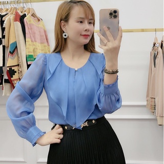 Áo sơ mi xanh cao cấp, áo công sở cao cấp-Thời Trang Nhung Paris!