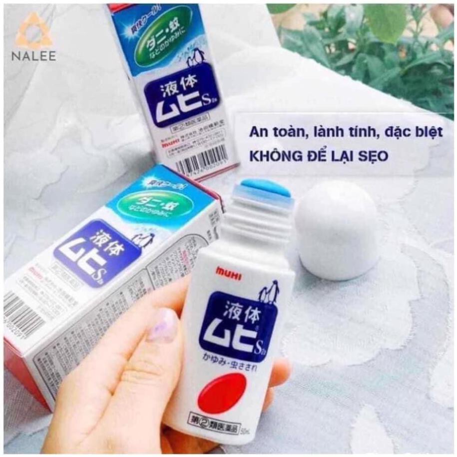 Lăn Bôi Muỗi Đốt Và Côn Trùng Cắn MUHI Nhật Bản
