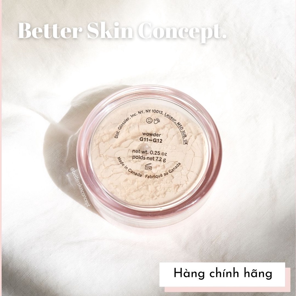 GLOSSIER Wowder G8-G10 G11-G12 - Phấn phủ Glossier kiềm dầu mỏng nhẹ