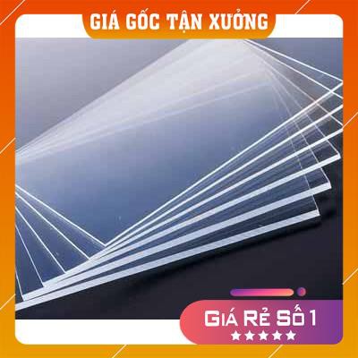 [Giá Gốc Tận Xưởng] Tấm mica trong suốt Size A4(29,7*21cm) độ dày 2mm,3mm,4mm,5mm [Hàng có sẵn - giá rẻ]