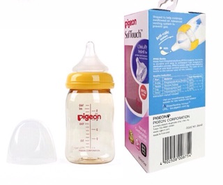 Bình sữa Pigeon SofTouch Nhật Bản 160ml/240ml