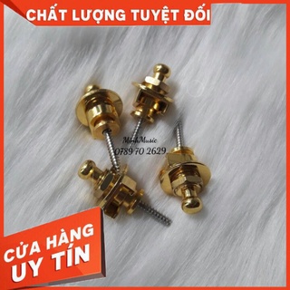Strap lock gắn đàn guitar 1 bộ hình thật ( nhắn tin màu cho shop )
