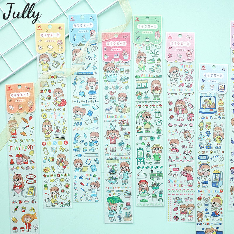 Sticker Cute Trang Trí Góc Học Tập, Sổ Tay, Tập Vở - JS03