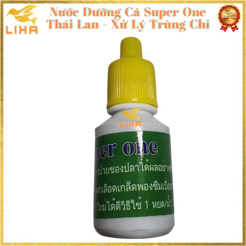Nước Dưỡng Cá Super One Thái Lan, Xử Lý Trùng Chỉ - Giúp Cá Khỏe Mạnh
