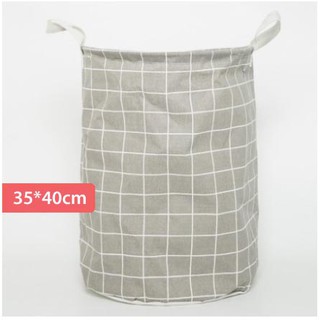 [XỊN] Sọt giỏ vải đựng đồ chơi, giỏ tròn lưu trữ đựng đồ cực TO 35*40cm