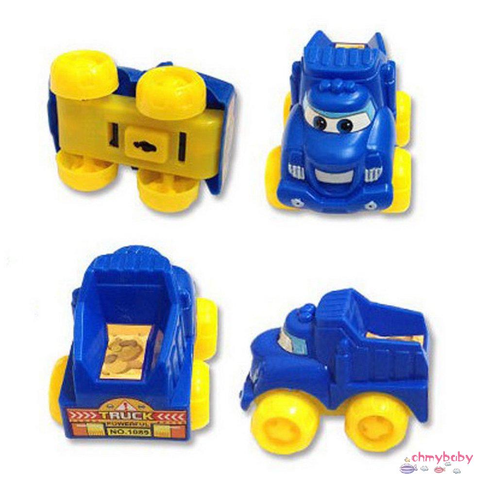 【OMB】 MINI Pull Back Engineering Model Car Diecast Car Toy Vehicles Toy Cars