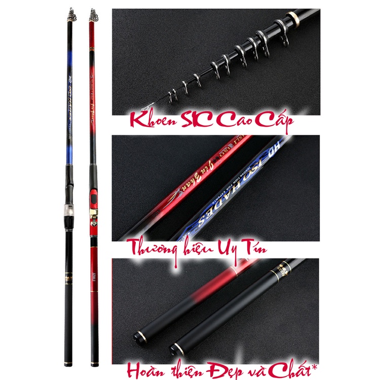 CẦN CÂU ISO MÁY ★ Hàng CAO CẤP Siêu Khỏe ✓ Chất CARBON Hyper X Cao Cấp  - Cần câu cá xa bờ, câu iso, lure..