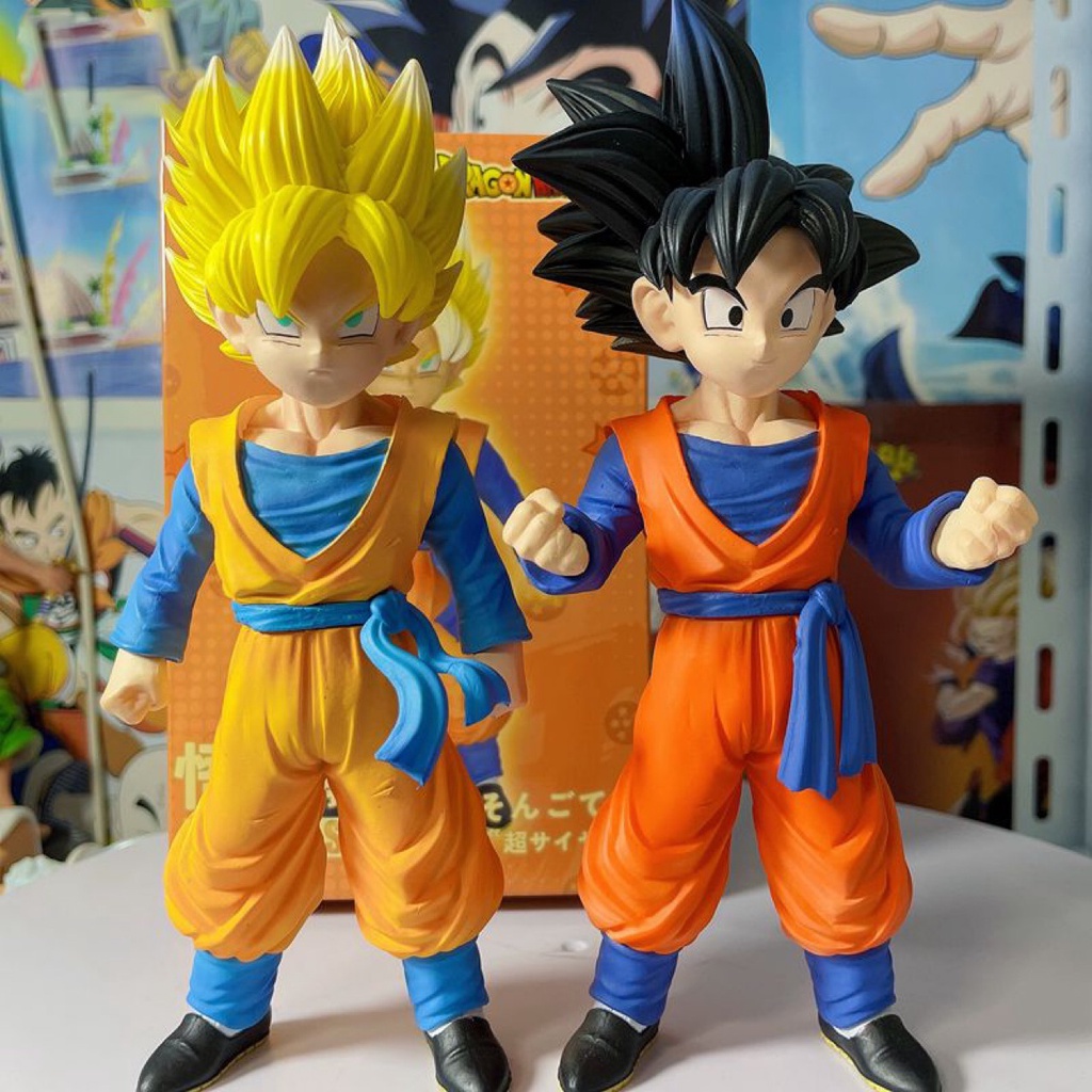 Đồ trang trí Nhân Vật Son Goten Anime Dragon Ball 18cm Trang Trí Bàn Làm Việc