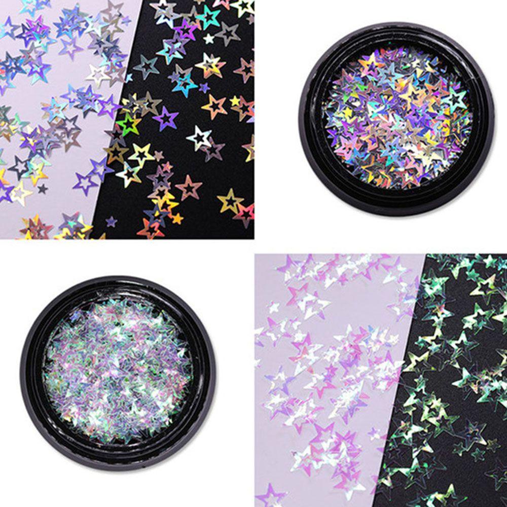 XIANTIN Hạt Kim Sa Hình Ngôi Sao Lấp Lánh Đính Móng Nghệ Thuật