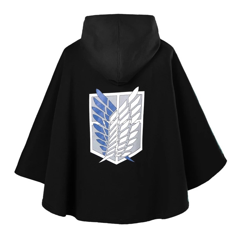 Áo Choàng Hoodie Hóa Trang Nhân Vật Shingek No Kyojin Trong Phim Attack On Titan Mới