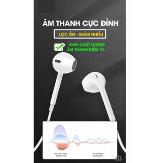 Tai nghe nhét tai H6-Âm thanh hay,bass chuẩn-Tai nghe nhét tai kiểu dáng IPcó nút điều khiển