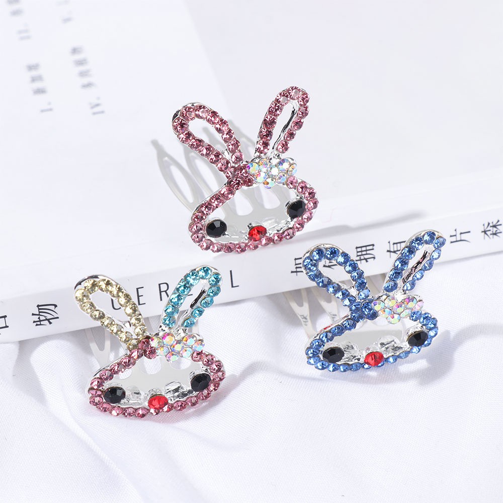 Kẹp tóc hình vương miện / thỏ dễ thương xinh xắn cho bé gái