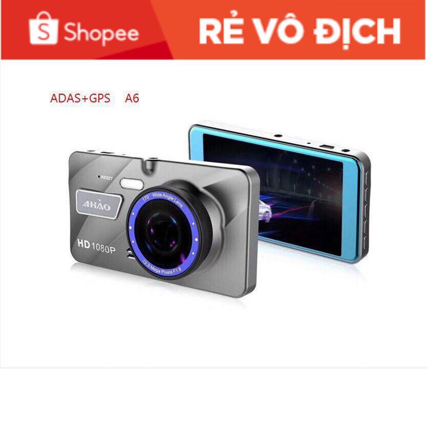 [RẺ SỐ 1 SHOPEE] Camera hành trình A6 Gps cảnh báo làn liền lùi fullHD