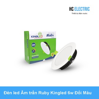 Đèn led âm trần kingled - đổi màu - 6w,8w,10w,12w,15w - siêu sáng - siêu tiết kiệm - bảo hàng 2 năm