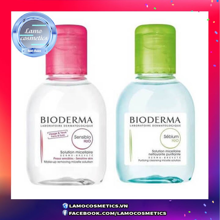 Nước Tẩy Trang Bioderma 100ML Pháp Chính Hãng 100%