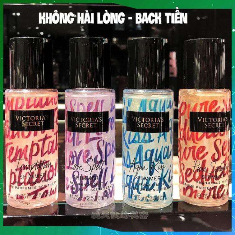 Bộ Đôi XỊt Thơm Toàn Thân Body Mist VICTORIA’S SECRET KING DC Ngọt Ngào Quyến Rũ Huyền Bí