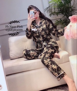 Bộ lụa cao cấp dài tay Nohk