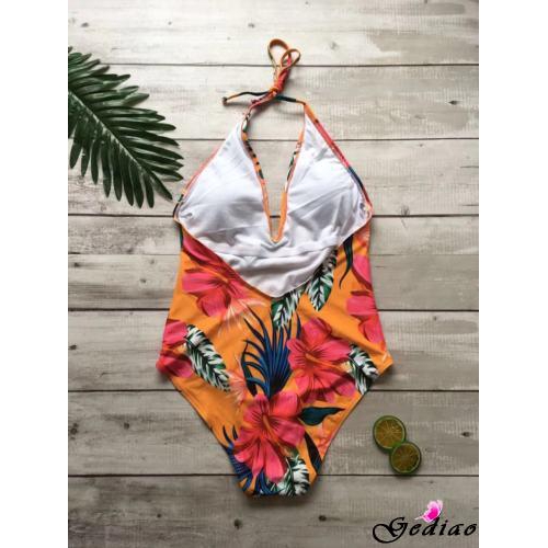 Bộ bikini liền thân in hoa quyến rũ cho nữ | BigBuy360 - bigbuy360.vn