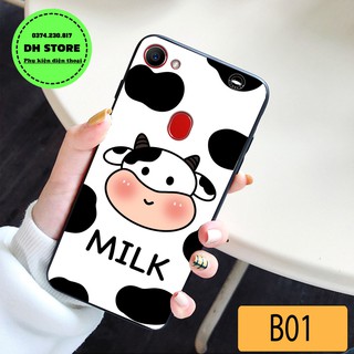 Ốp lưng OPPO F5 - OPPO F7 - Ốp lưng điện thoại in hình bò sữa đáng yêu, chất liệu UV bền, đẹp.