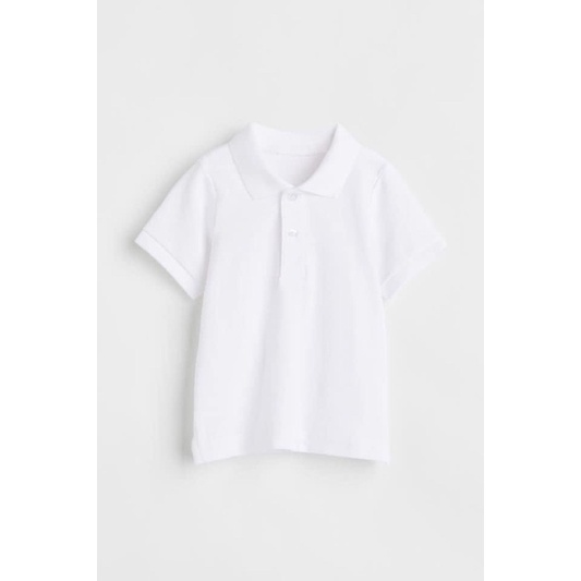 Áo polo trắng hm