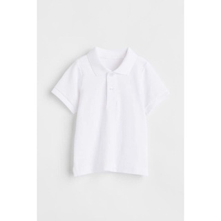 áo polo trắng hm