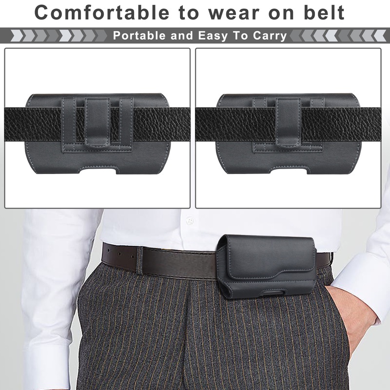 Túi Da Đựng Điện Thoại Có Kẹp Thắt Lưng Cho iPhone 13 12 11 Pro Max X 8 7 6 6S Plus 5 5S SE 5C 4 Xr Xs