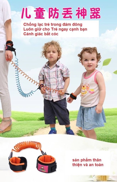 Dây dắt trẻ đi dạo chống lạc
