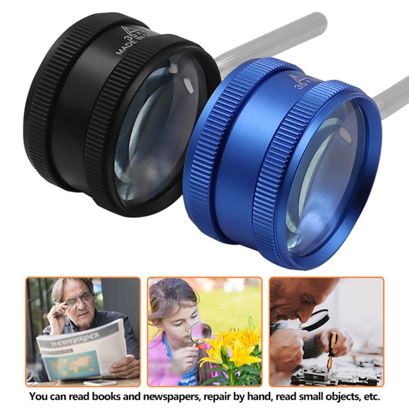 Kính Lúp Đọc Sách Phóng Đại 35x Cầm Tay Phong Cách Cổ Điển Cho Bé