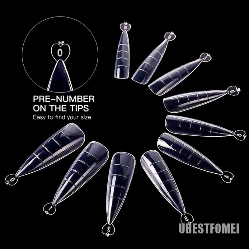 Set 100 Móng Tay Giả Che Phủ Toàn Diện Diy