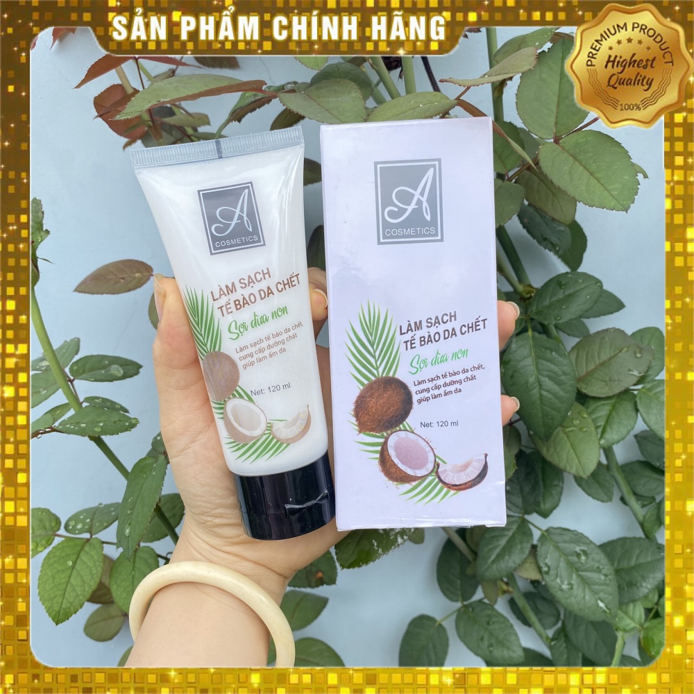 Tẩy da chết sợi dừa non A Cosmetics  Phương Anh