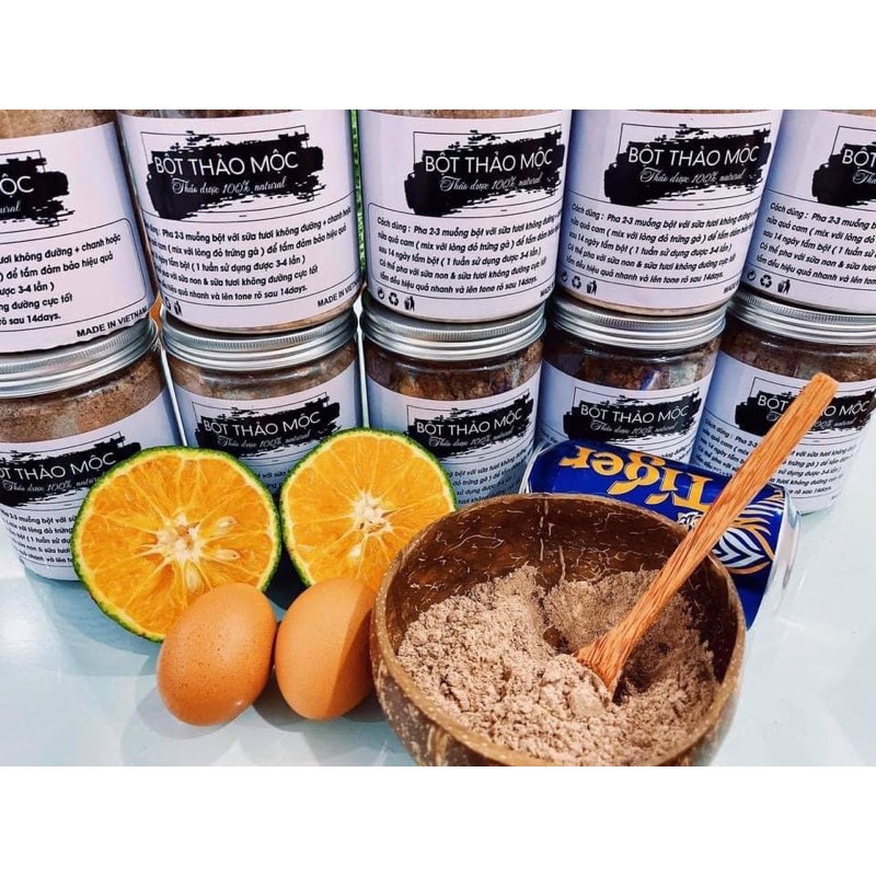 BỘT THẢO MỘC 100% NATURE Ủ TRẮNG MỊN | BigBuy360 - bigbuy360.vn