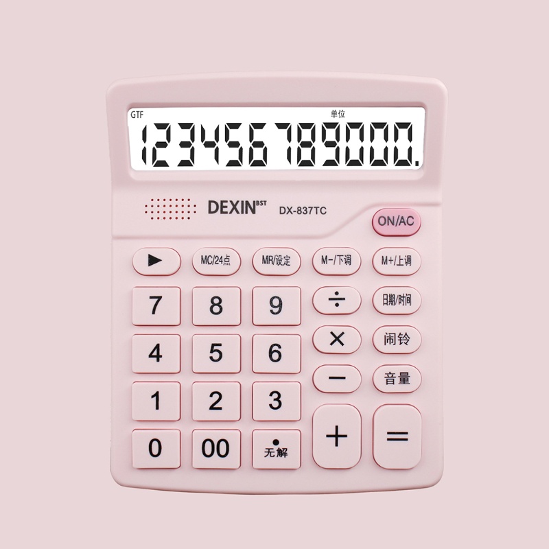 Máy Tính Điện Tử Màn Hình LCD 12 Chữ Số