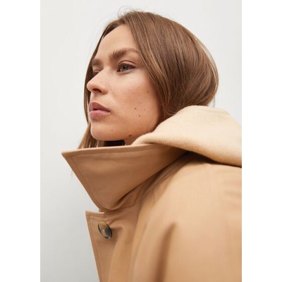 Áo M N G Water-repellent cotton trench coat