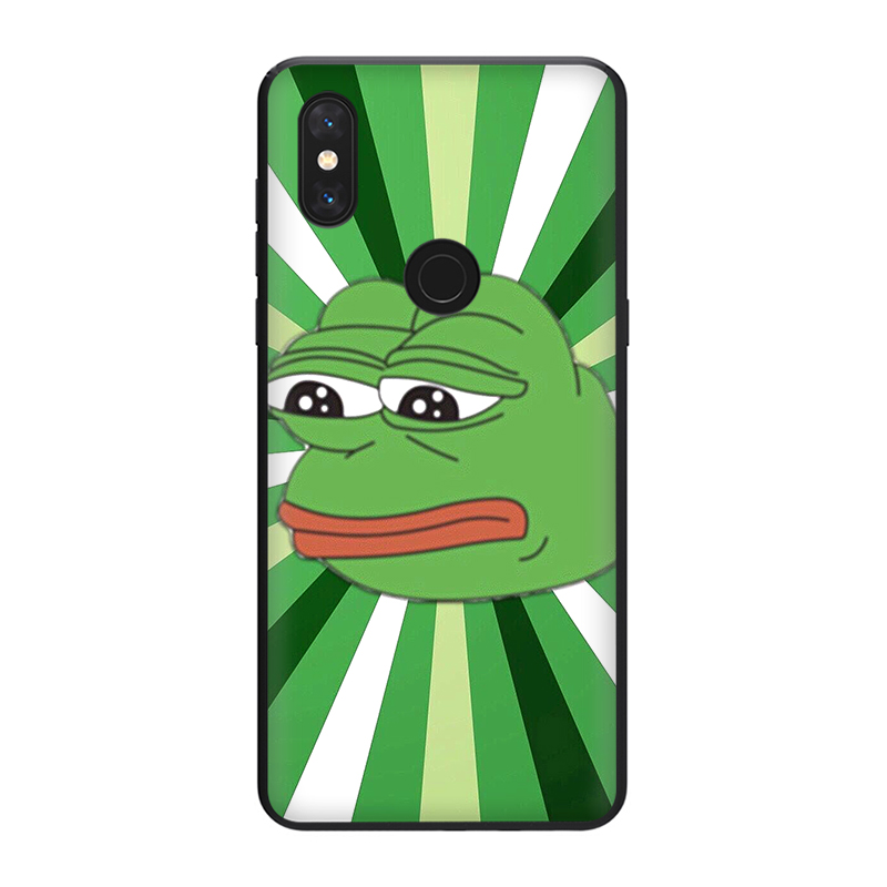 B75 Cute Frog Meme Animal funny Redmi K20 K30 S2 Go 9C 9A 9 8A 8 7A 7 6A 6 Pro Soft Phone Case