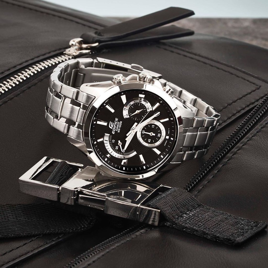 Đồng Hồ Nam Casio EDIFICE Dây Kim Loại EFV-580D-1AV Chính Hãng