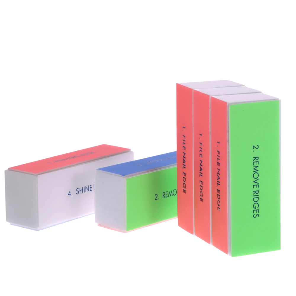 [Hàng mới về] Set 3 dũa móng tay 4 mặt nhiều màu sắc độc đáo