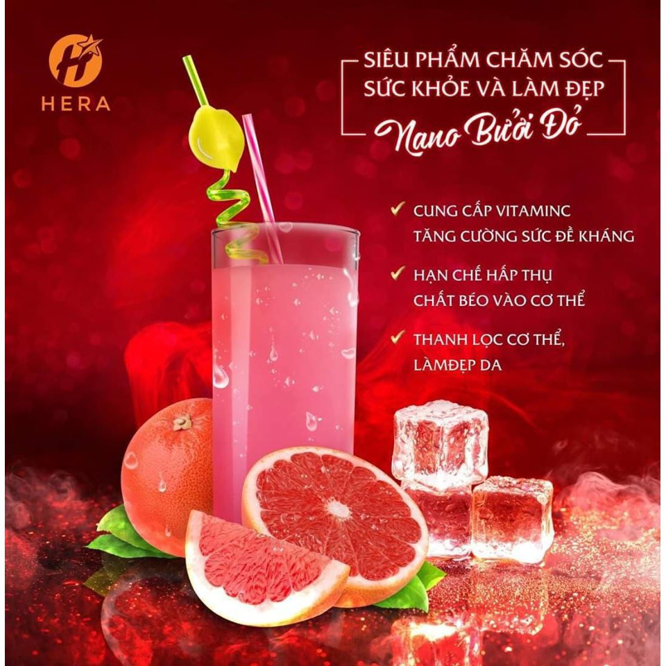 Nano bưởi đỏ Hera | Thế Giới Skin Care