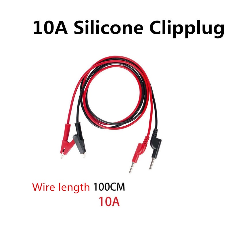 Dây cáp kẹp cá sấu kiểm tra điện DC 10A