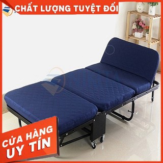 Giường Gấp Đa Năng liền đệm 3 khúc Nikita GB-90 Kích Thước 90x180cm Bảo Hành 18 Tháng