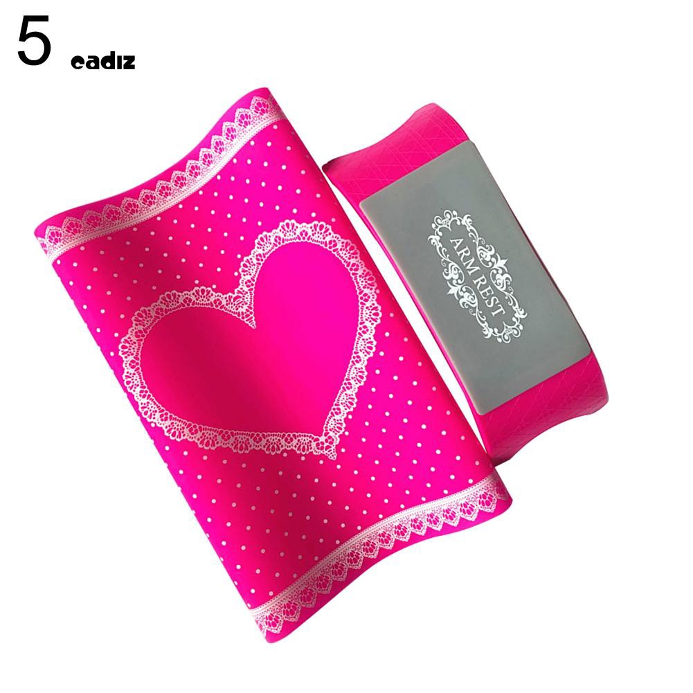 [Hàng mới về] Thảm Silicon và gối đệm cổ tay hỗ trợ làm móng tiện lợi chất lượng cao