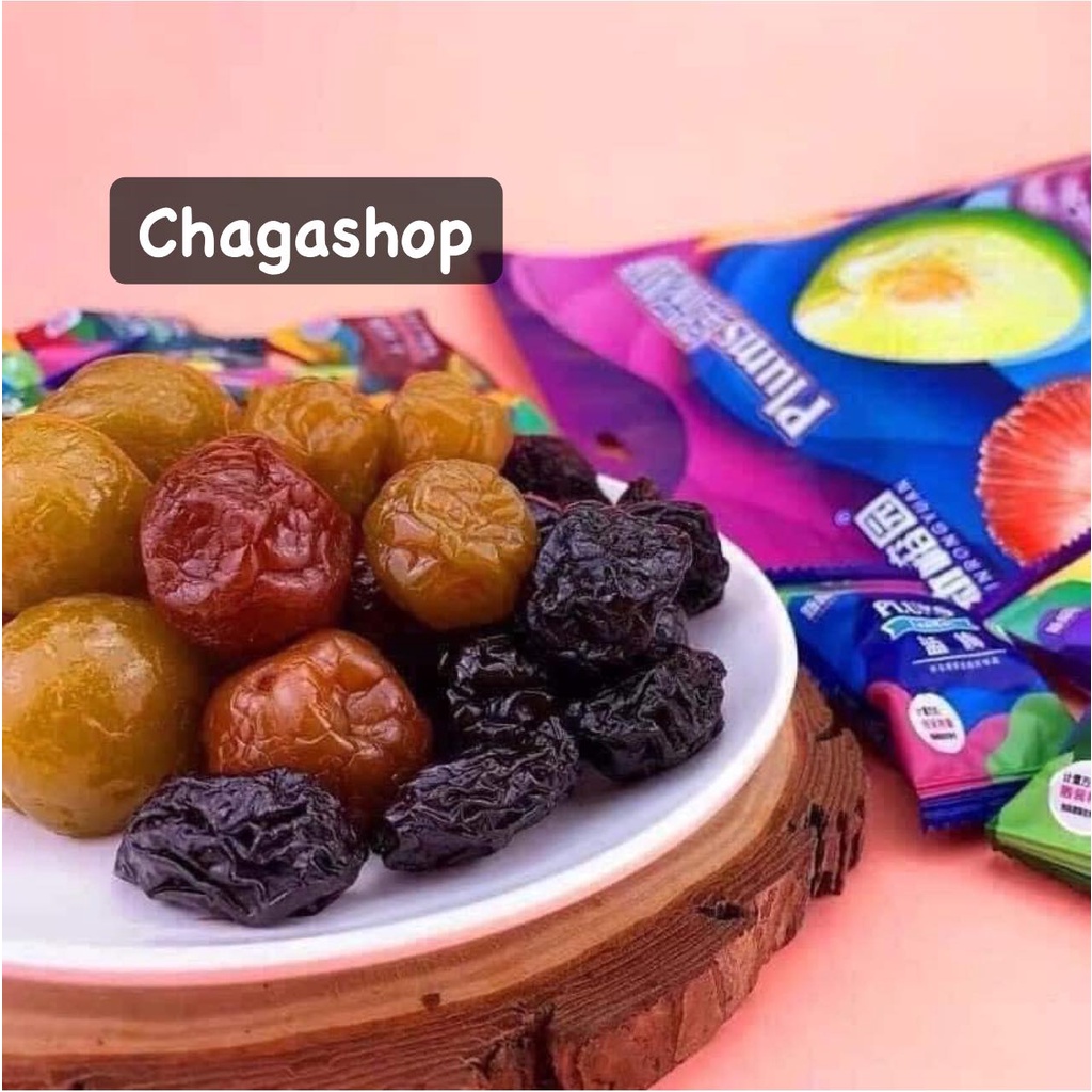 Ô mai xí muội mix nhiều loại trái cây Plum Weisiel 408g