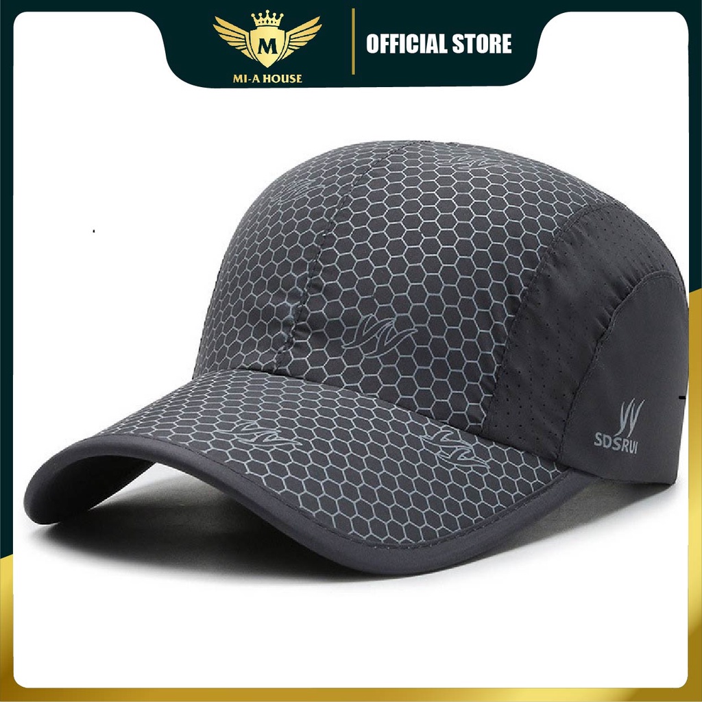Mũ lưỡi trai thể thao SDSRUI họa tiết tổ ong kiểu mới bắt mắt