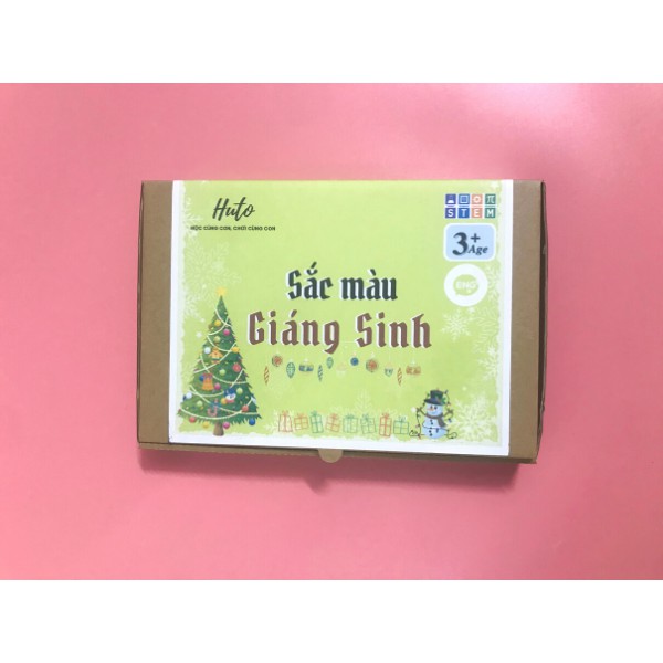 Set 11 Thú Tô Màu Giáng Sinh, 5-7cm, Kèm 2 Cọ Và Vỉ 6 Màu Tô