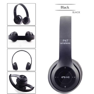 Foldable Bluetooth 5.0 P47 Headset For Smartphone / Tablet