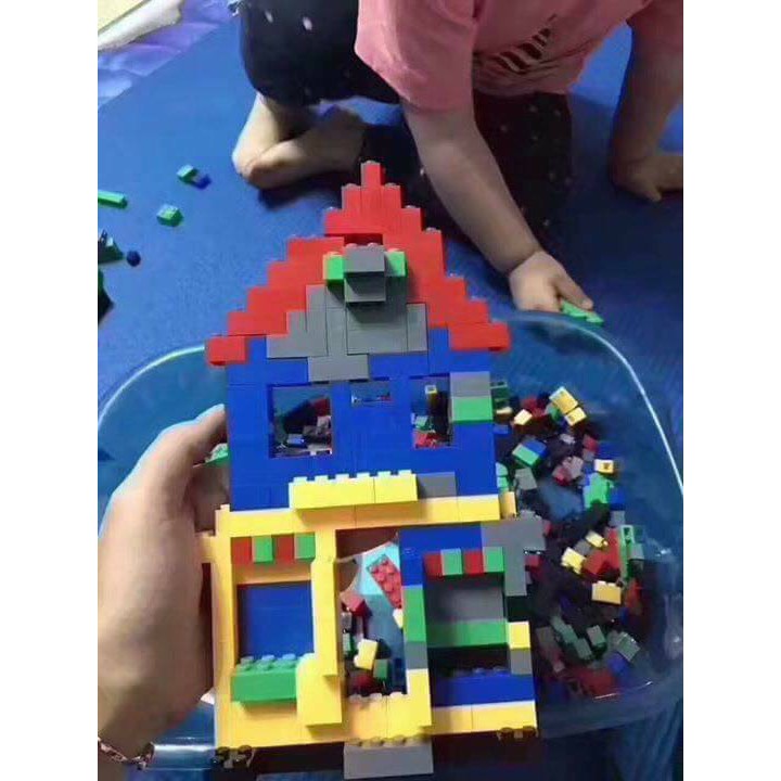 BỘ ĐỒ CHƠI LẮP GHÉP LEGO 1000 MẢNH CHO BÉ YÊU ( vỏ hộp đỏ )