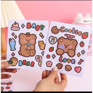 Hình dán 2D trang trí bình nước 2 lít