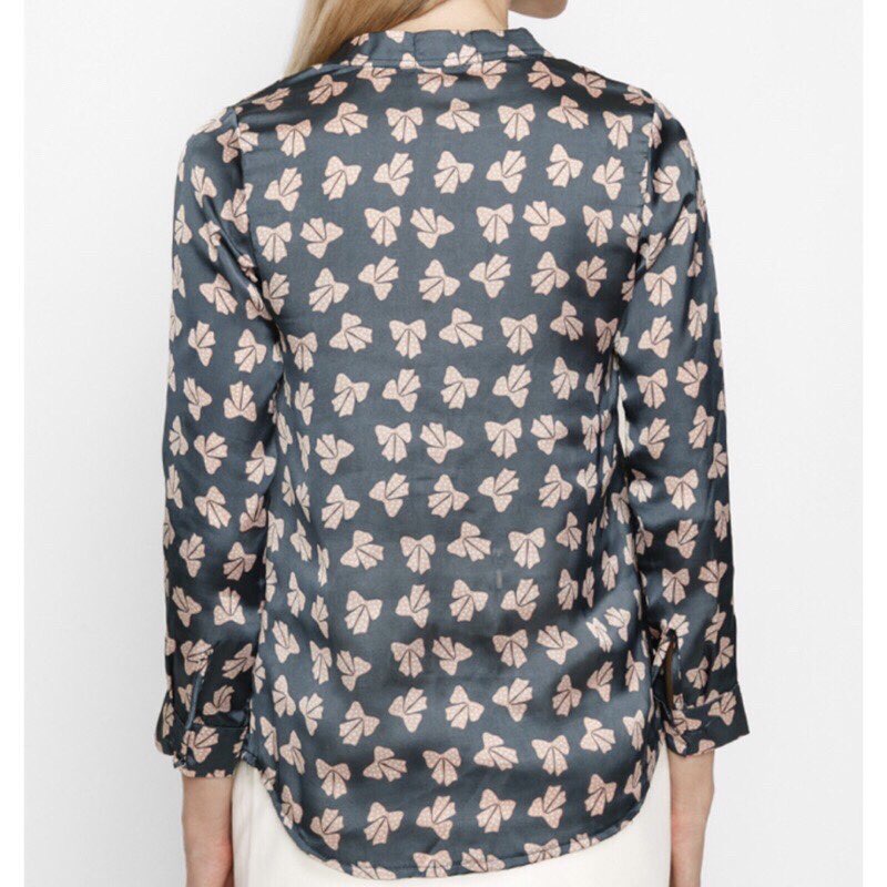 Áo sơ mi họa tiết Mint Clothing sz S