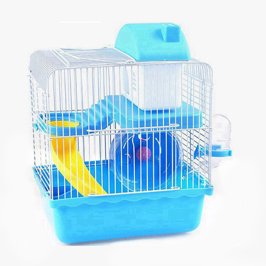 [Mã 153FMCGSALE1 giảm 10% tối đa 40K đơn 250K] Lồng hamster HIPIPETT nhà biệt thự ống khói cỡ trung đầy đủ phụ kiện